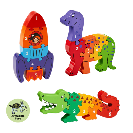 Lanka Kade wooden jigsaws 5 pieces